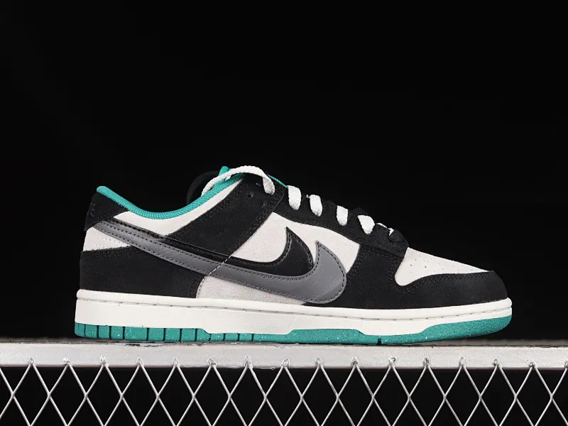 All categories Nk SB Dunk series Nk SB Dunk Low low-top sneakers Nk SB Dunk Low "85" black and gray double hook strap black and green SB low-top sports and leisure sneakers DO9457-133